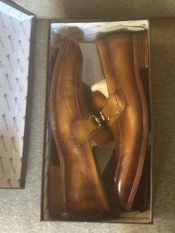 Carrucci Cognac Dress Shoes