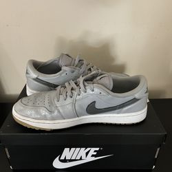 Nike Air Jordan 1 Low G Golf Shoes – Men’s Size 10 – Grey $50
