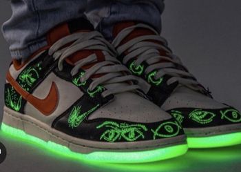 Sz 6.5Y  Halloween Nike Dunk Low PRM 2021