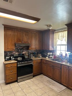 Free Kitchen Cabinets (must take all)