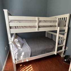 White Bunk Bed