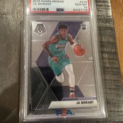 Ja Morant 2019 Panini Mosaic Rookie Card 