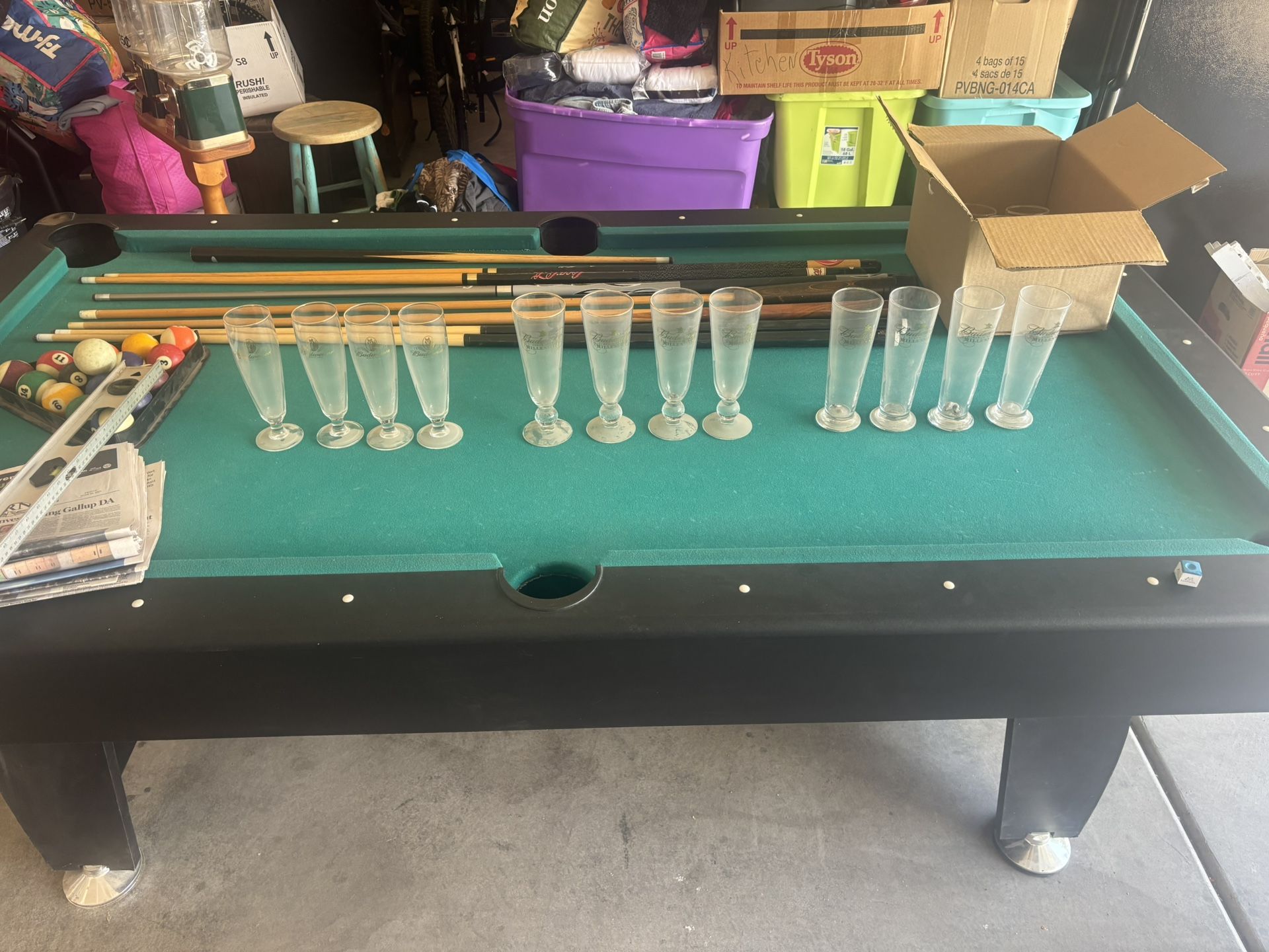 Vintage Budweiser Glasses