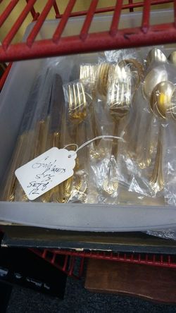 Set for 12.. Gold. Plated...