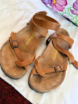 Brown Birkenstocks size 43