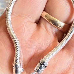 Authentic Pandora Ball Silver Bracelet 