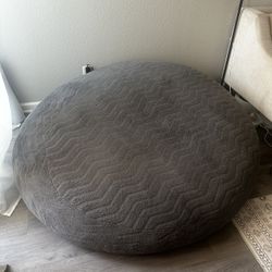 Giant Gray Bean Bag Chair