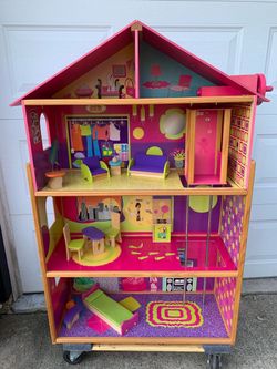 KidKraft Wooden Dollhouse with Furniture