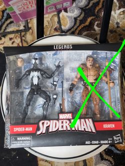 Marvel legends symbiote spider man
