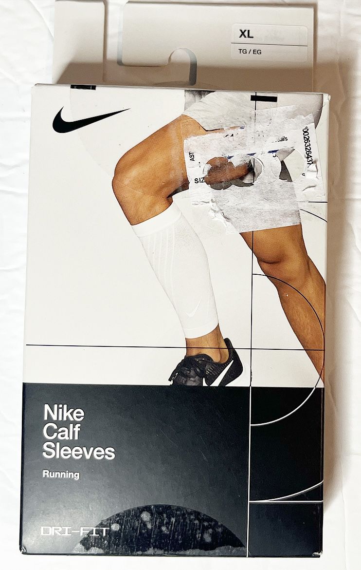 Nike Calf White Running Sleeves Adult Men's Size XL for Sale in Seattle, WA  - OfferUp