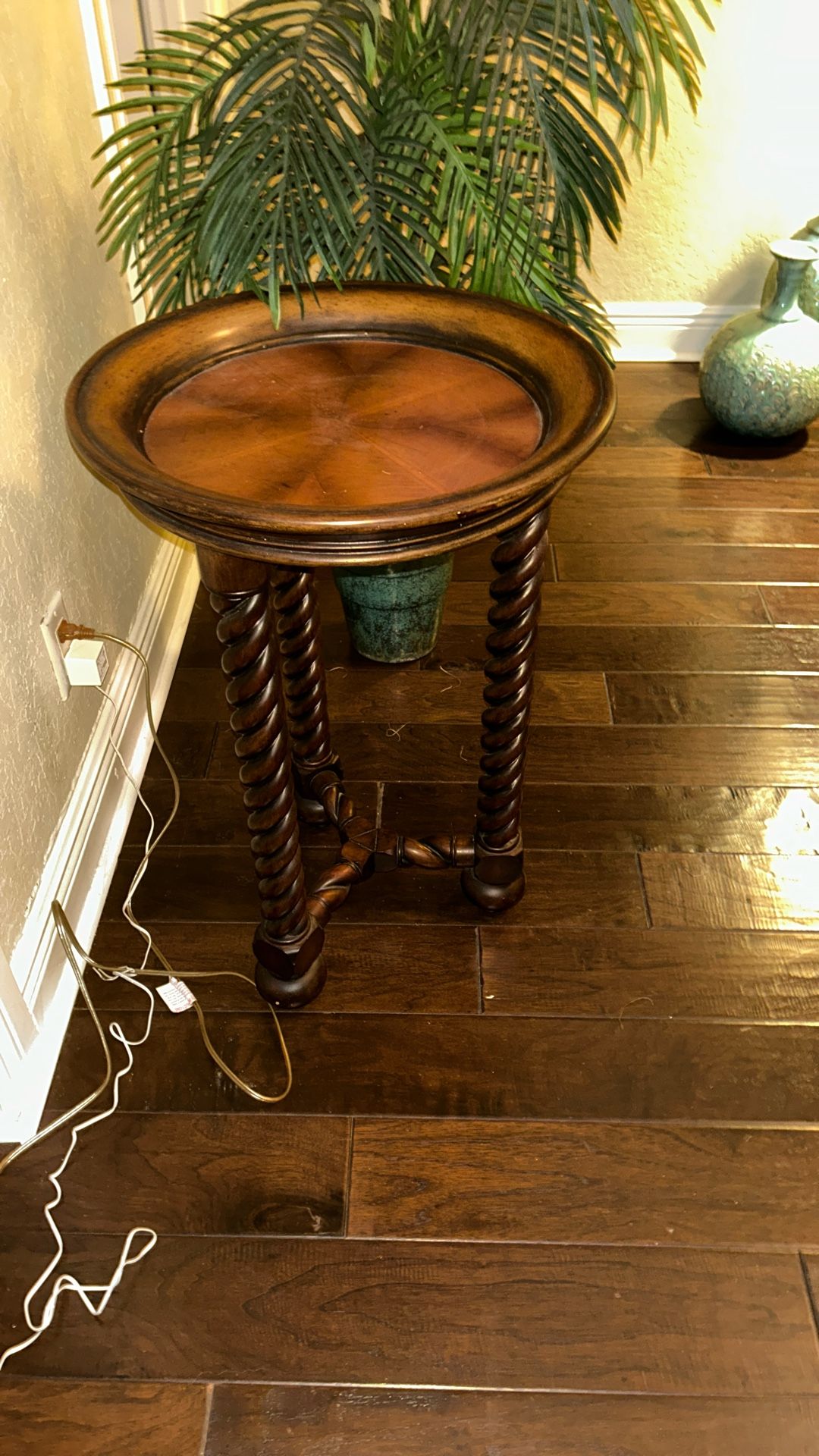 Solid Wood Side Table 