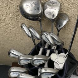 Callaway Golf Full Set,Odyssey Putter,Sun Mountain Golf Bag(all Of Them Are Good Condition)
