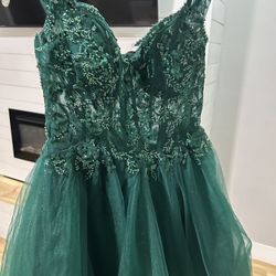 Emerald Green Dress