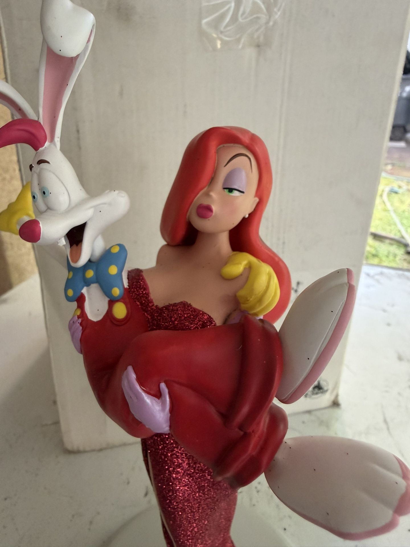 Disney Parks Roger and Jessica Rabbit Figure Resin Figurine Medium