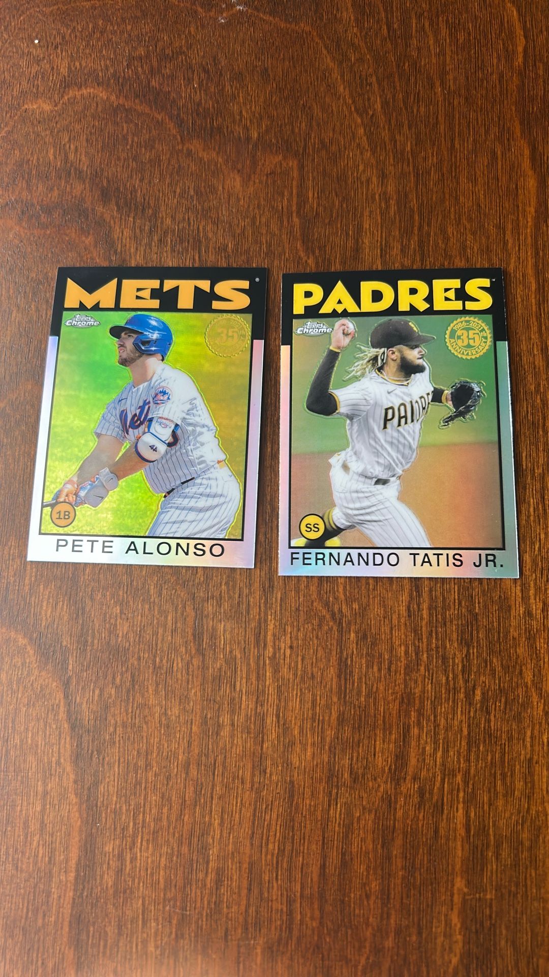 Topps Chrome Baseball Cards