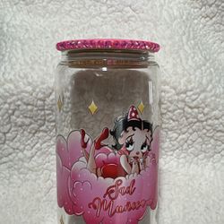 Betty Poop Glass Cups