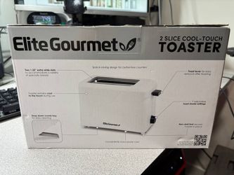 [37% Off!] Elite Gourmet 2-Slice Cool-Touch Toaster, 1.25" Extra-Wide Slots, 6 Shades