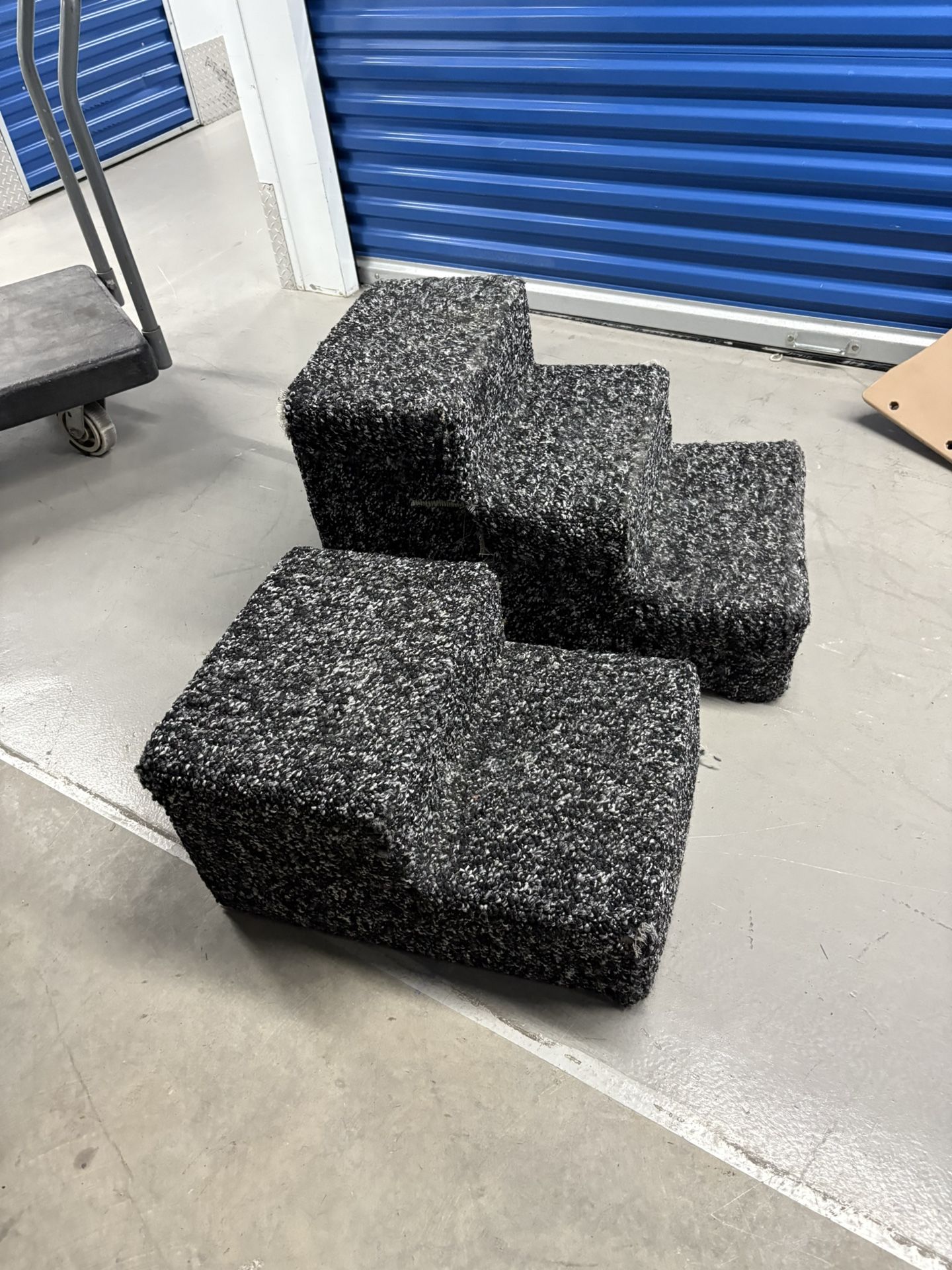 Dog Step Hand Made. Both 2 Very Solid