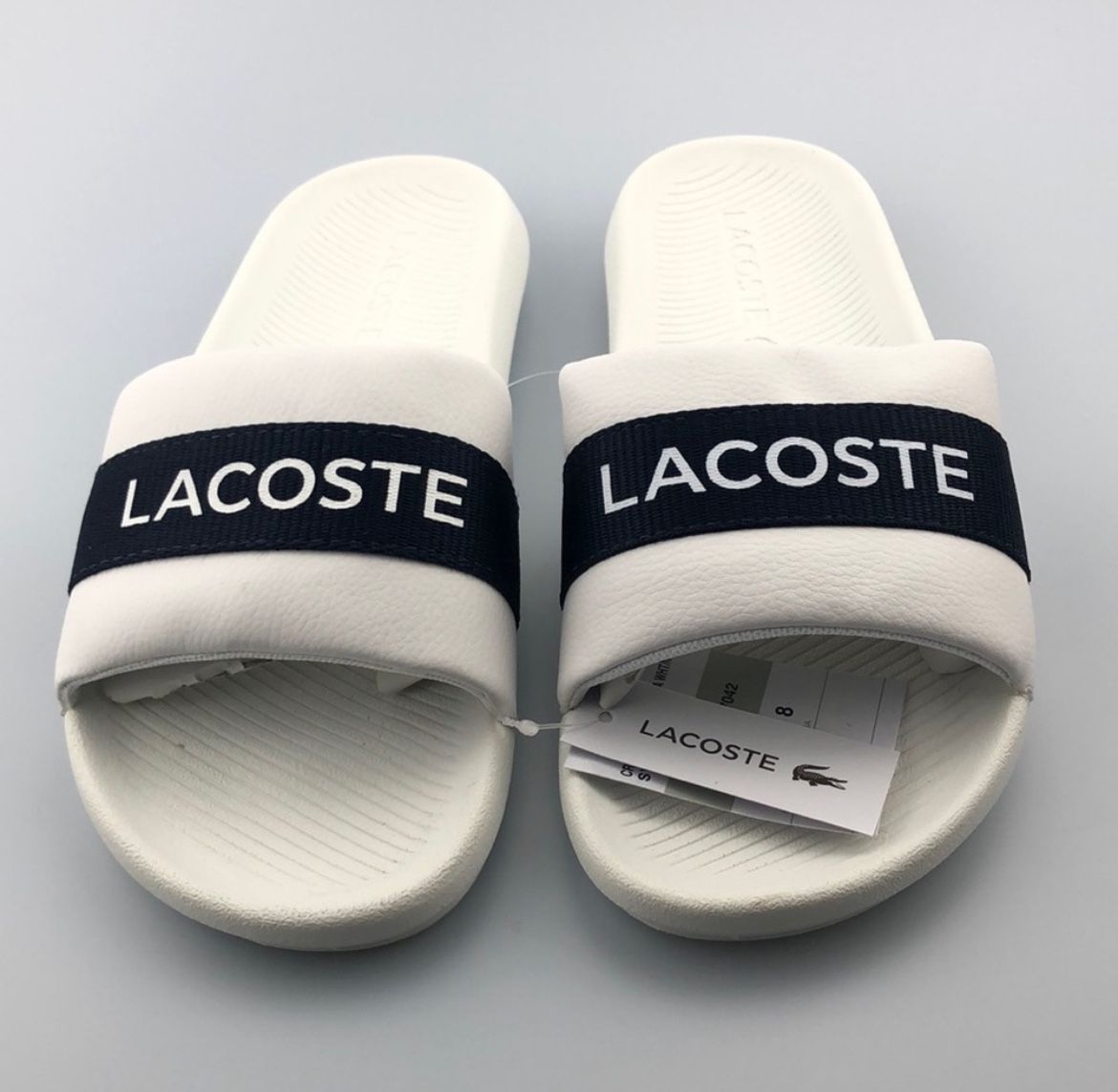 Lacoste Men’s Slides Sizes Available 7,8,9,10 US