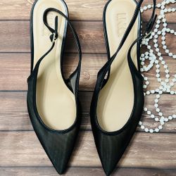 I.N.C. Women’s Mesh Slingback Heels — Size 8