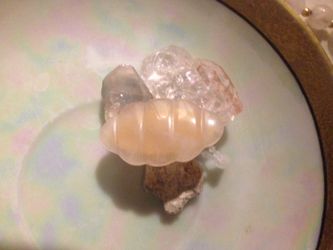 Cherry 🍒 Quartz Vintage Scarf/Brooch Clip