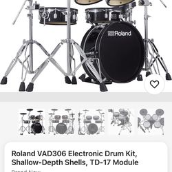 Roland V-Drums VAD306 Acoustic Design Electronic shell pack