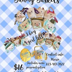 Bunny Baskets personalized