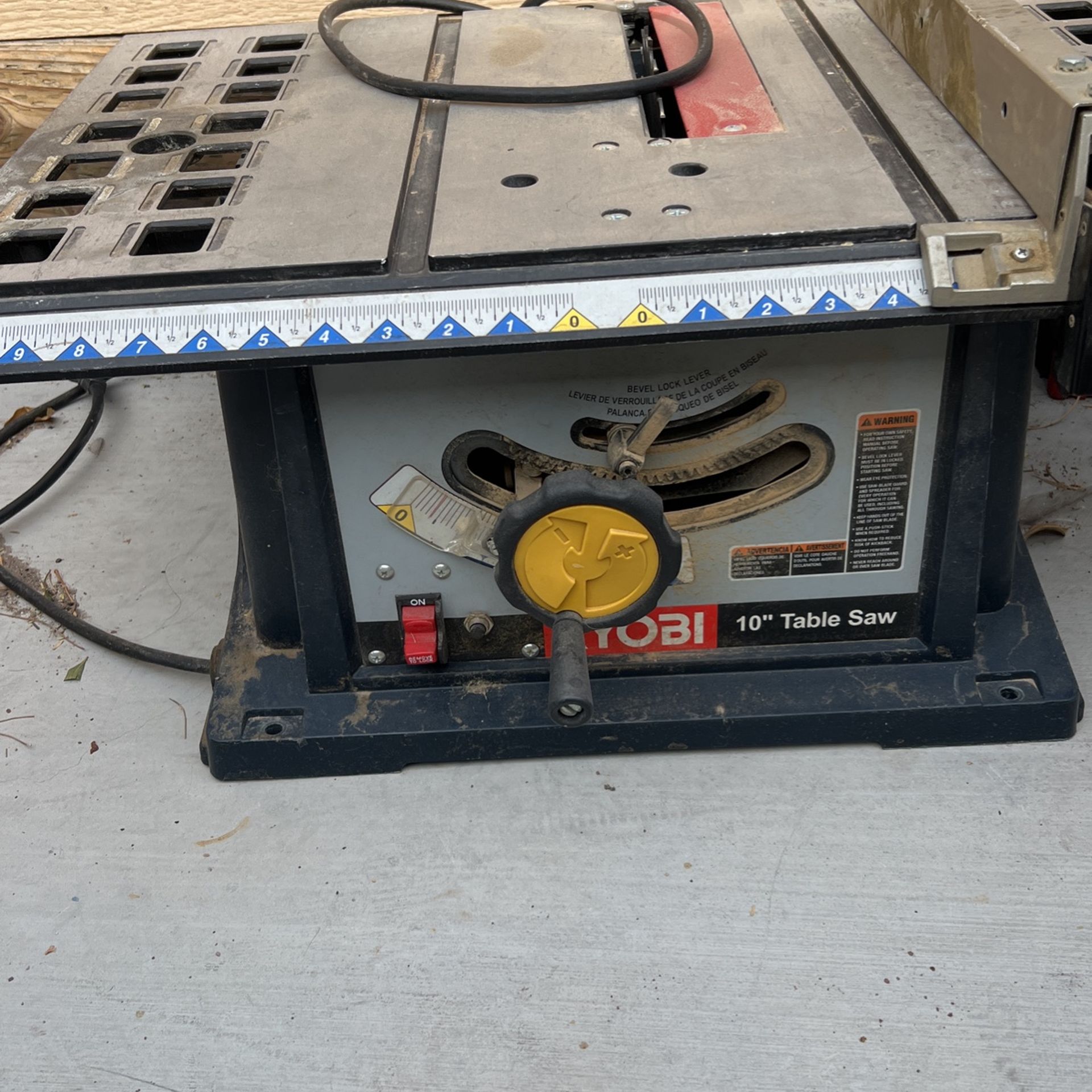 10” Table Saw