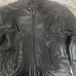 Unik Heavy Leather Jacket 54T