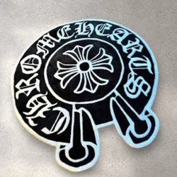 Area Rug (chrome heart)