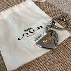 $30.00 Coach Heart Key Chain! 
