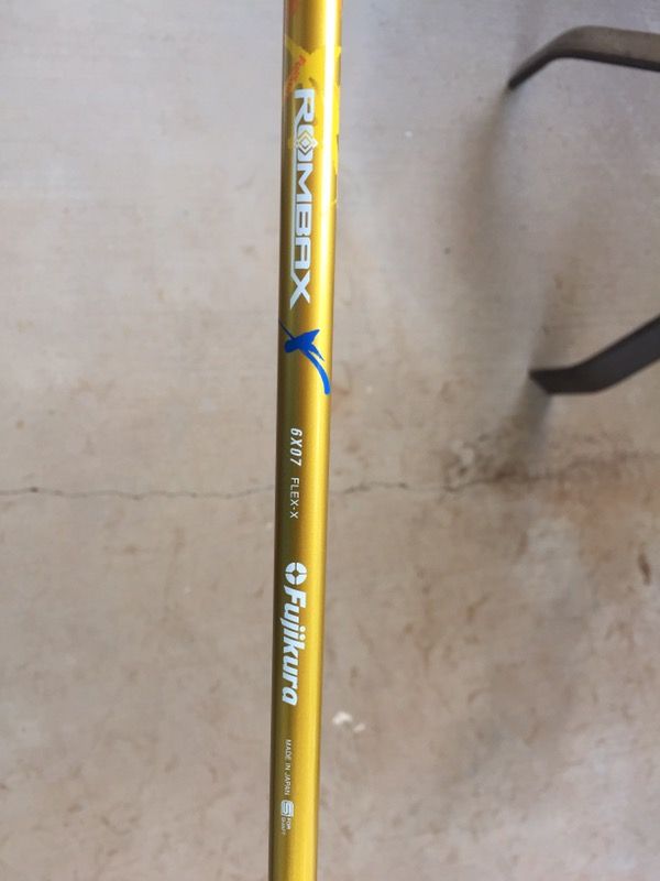 New Uncut Fujikura Rombax X - Stiff Driver golf shaft 6X07 - Tags - Mitsubishi Diamana Graphite Design Tour AD Titleist ping taylormade callaway