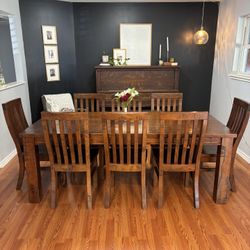 Wooden Dining Table And Chairs