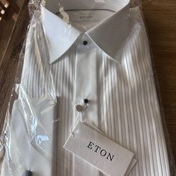 Eton tuxedo shirt