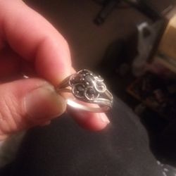 Black Onyx Woman Ring