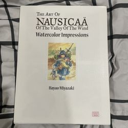 naausicaä of the valley of the wind: watercolor impressions - book