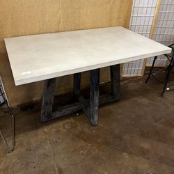 Grey Top Bar Table