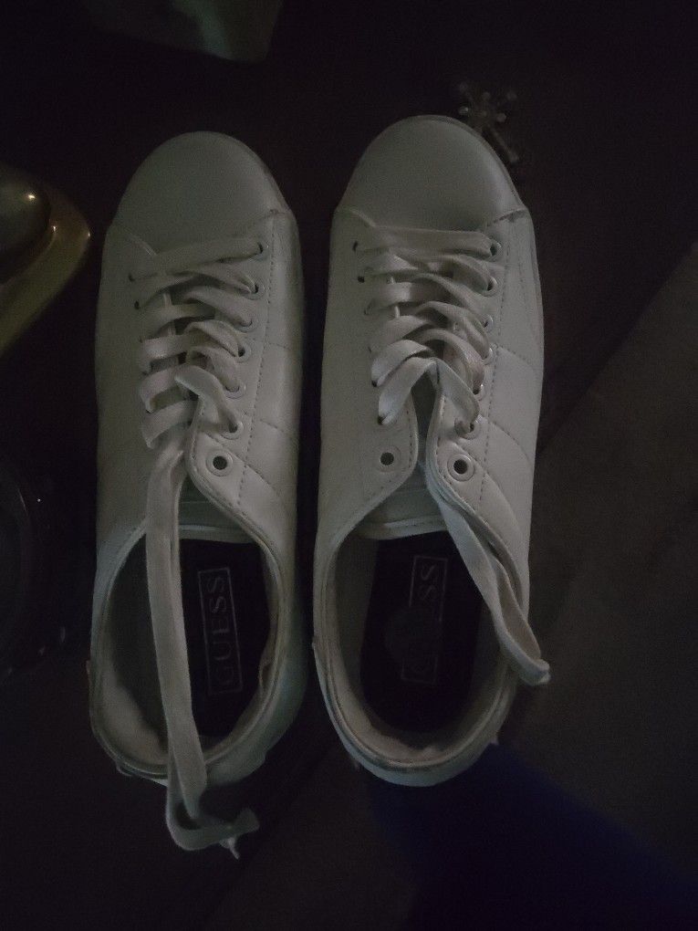 Guess White Shoes
