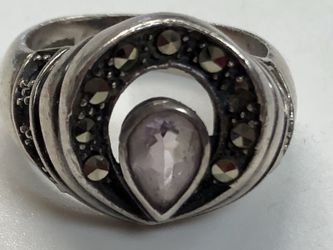 Sterling silver ring size 63/4