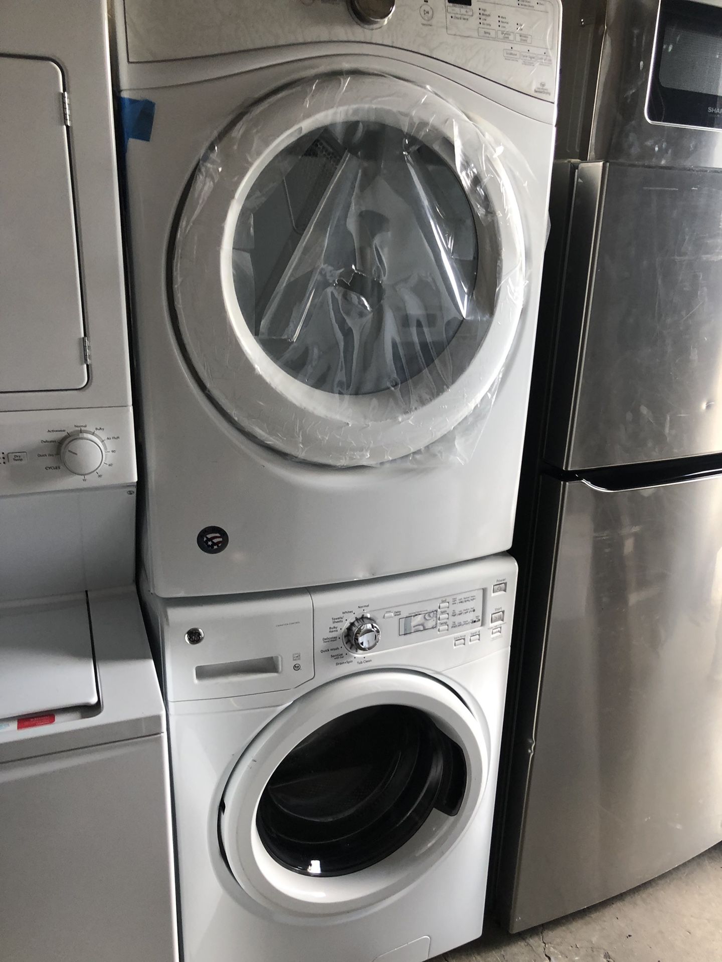 washer dryer white electric