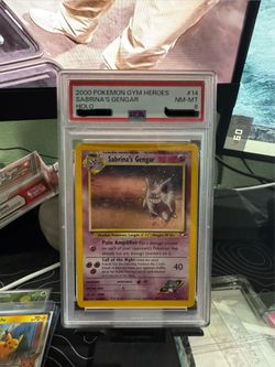 Pokemon Sabrina’s Gengar PSA 8