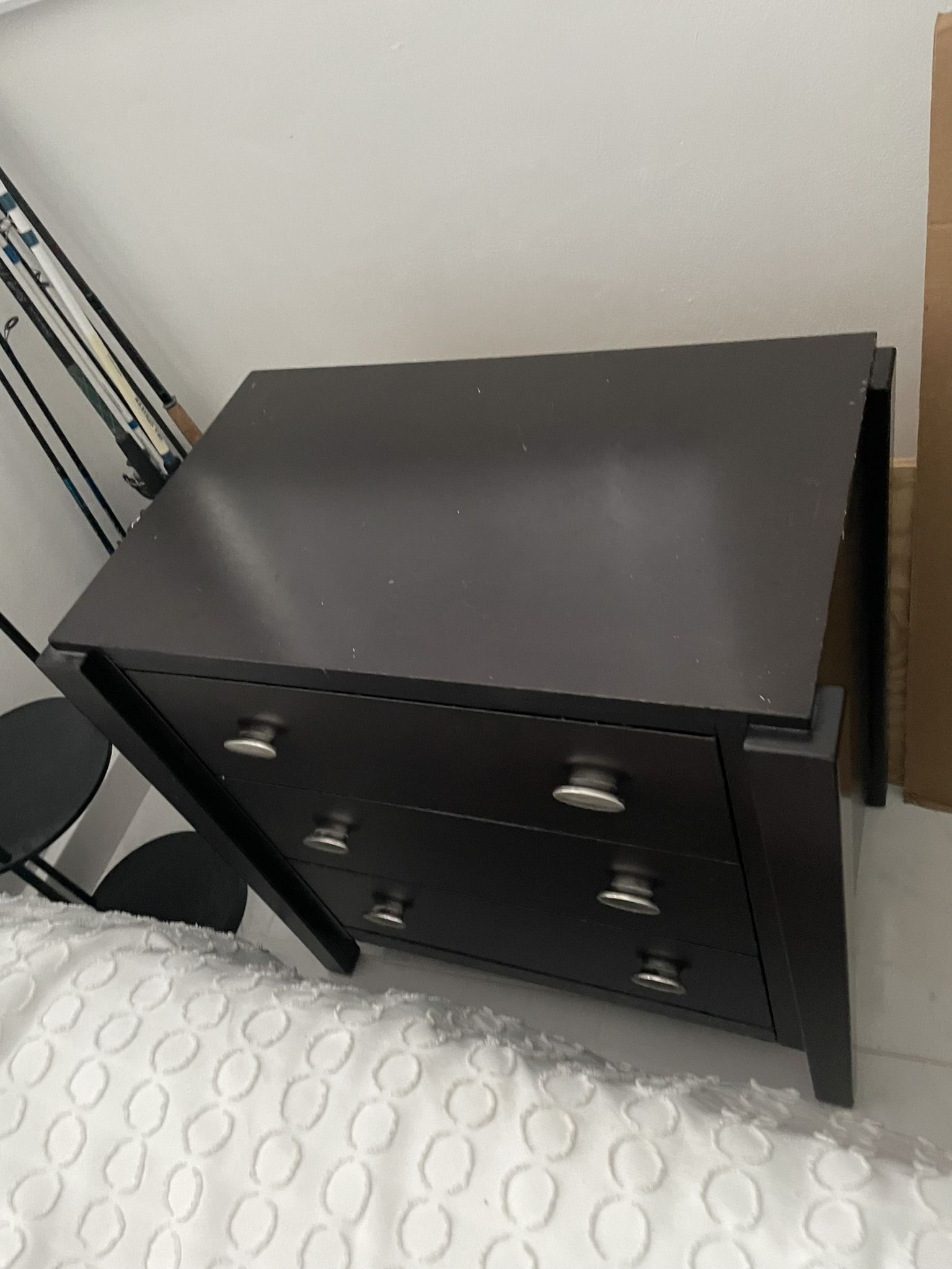 A Nightstand Dresser Of Perfectly Good Storage Use, High Quality Wood