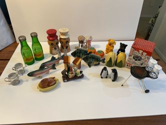 Crazy salt & pepper shakers
