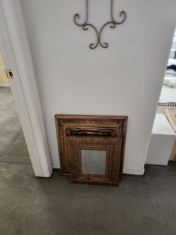 Smaller Decorative Gold Mirrors 