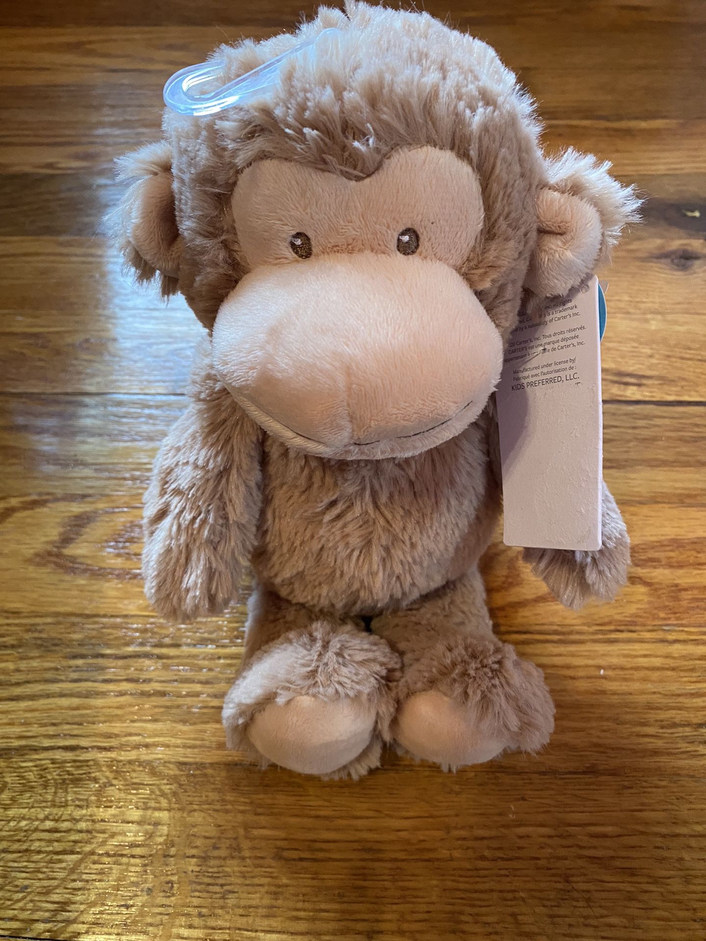 Carter's You Are My Sunshine Musical Monkey 11" Wind Up Moving Plush Baby Toy ne