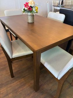 Brown dining set