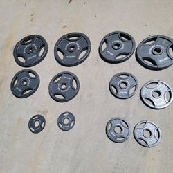 Olympic Weights, Olympic Bars, And Dumbbells Available