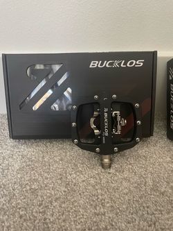 BUCKLOS PD‑M680 Dual‑Function Clipless/Flat Pedals – Left/Right Set