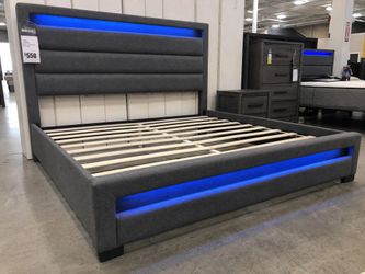 NEW Ashley Verishaw LED Bed — Bluetooth + Subwoofer