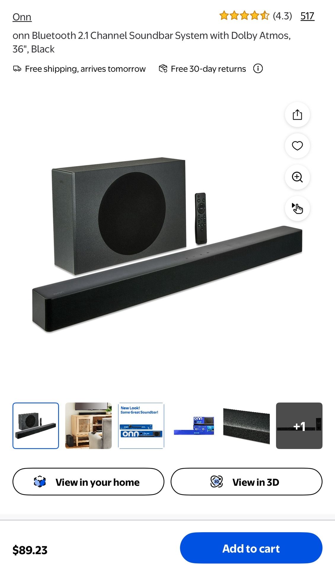 Sound Bar System
